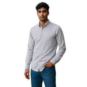 Goodfellow & Co Pastel Plaid Long Sleeve Button Down Shirt XL